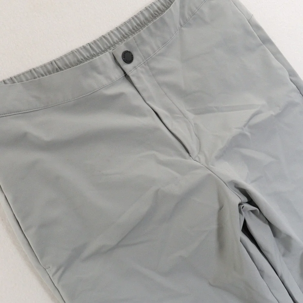 Banana Republic Motion Tech Hybrid Pants Performance Stretch Tapered Gray Men 34